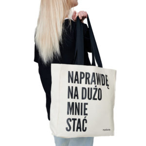Myslovitz - Torba bawełniana Myslovitz “NAPRAWDĘ NA DUŻO MNIE STAĆ”
