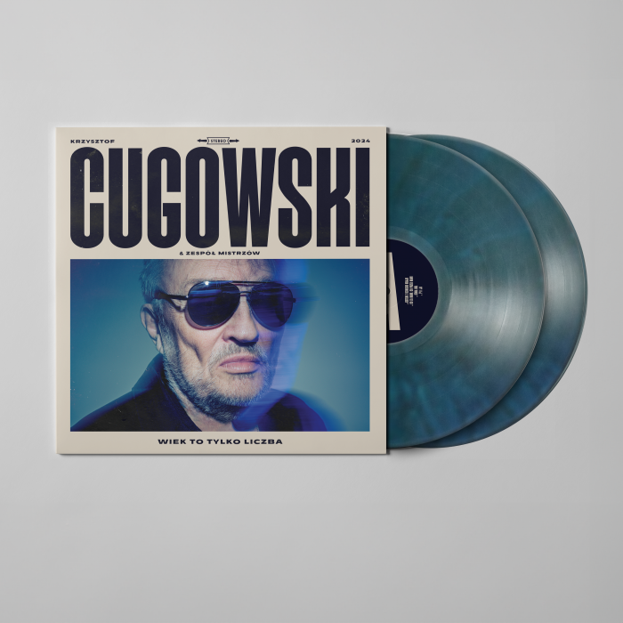 Krzysztof Cugowski - ALBUM ANALOGOWY "WIEK TO TYLKO LICZBA" - BLUE MARBLE VINYL [2LP] z autografem