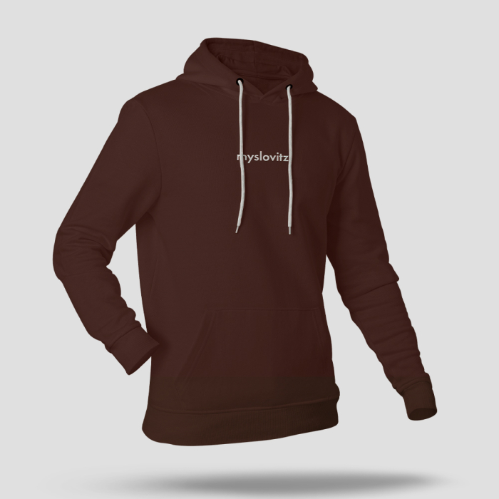 Myslovitz - BRĄZOWA BLUZA MYSLOVITZ Z KAPTUREM